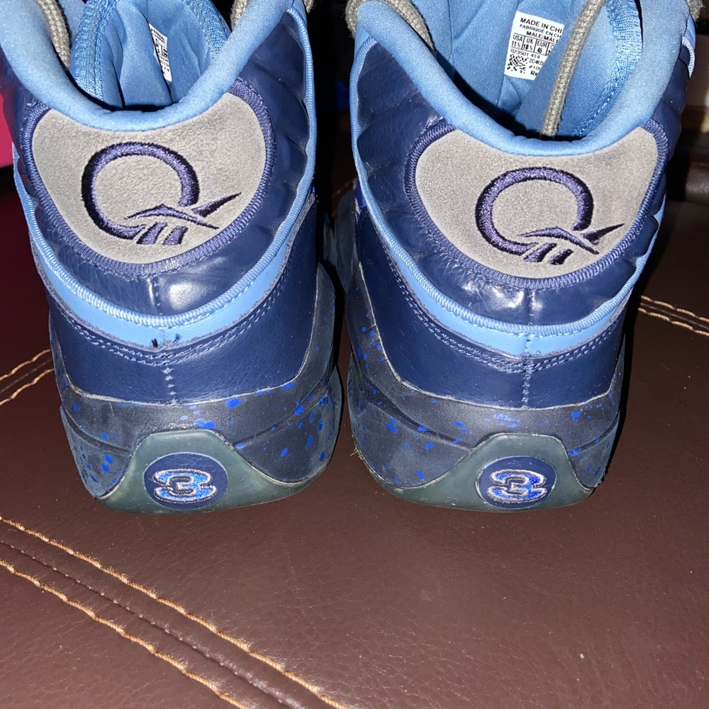 2014 Reebok Question Mid Blue - Picture 6 of 8